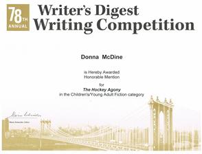 Writer's Digest 78th Writing Competition - Hockey Agony